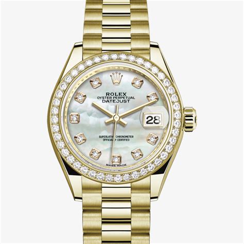 rolex 28mm lady datejust.